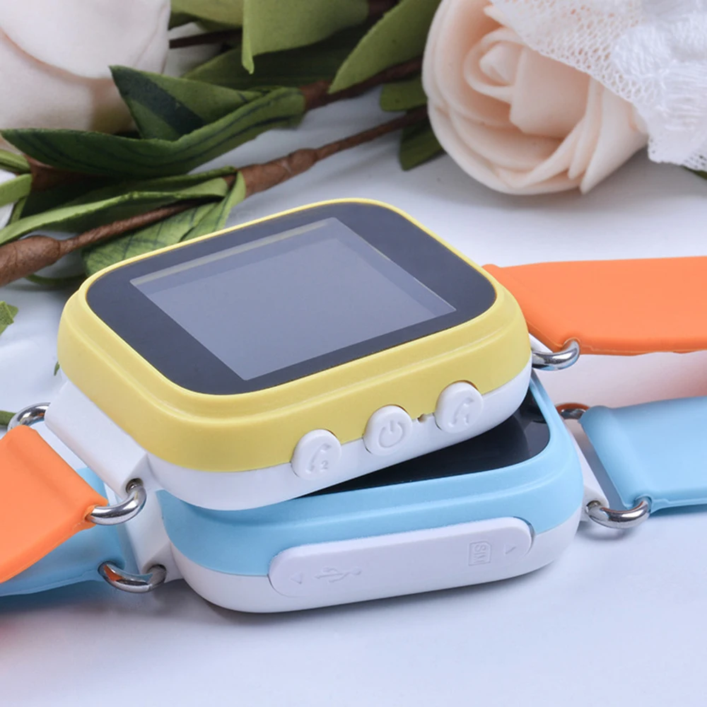 

Q80 Children's Smart Watch Bracelet SOS Smart Watch for Baby Wristwatch Bluetooth Security Tracker Phone Touch Screen/Button