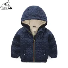 I.K Boy Parkas For Winter Hoodies Long Sleeves Outwearcoat 2017 Fashion Children Baby Boy Kids Zipper Jackets Bobo Choose DP3005