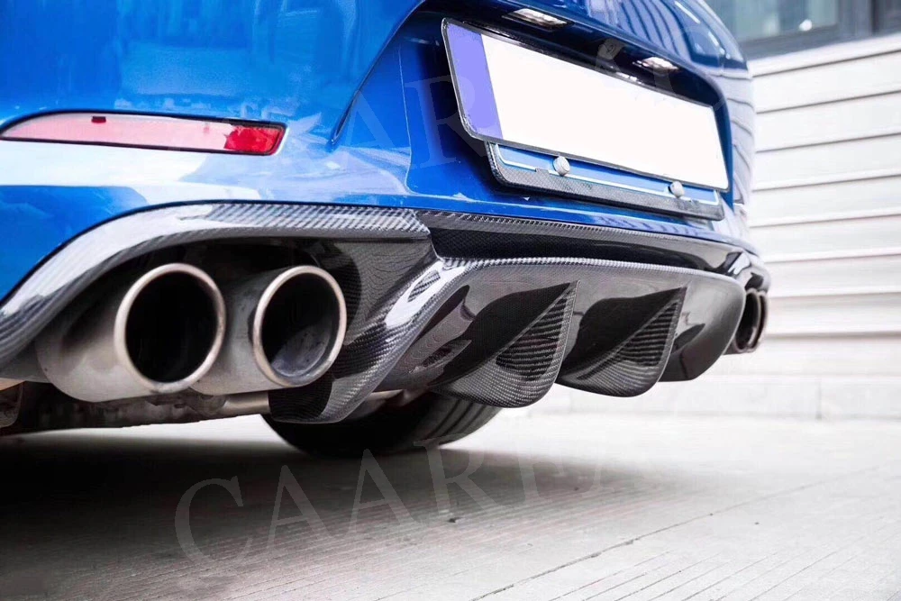 Углеродное волокно задний бампер спойлер V Стиль подходит для Porsche 911 991 GT3 2012 2013 стайлинга автомобилей