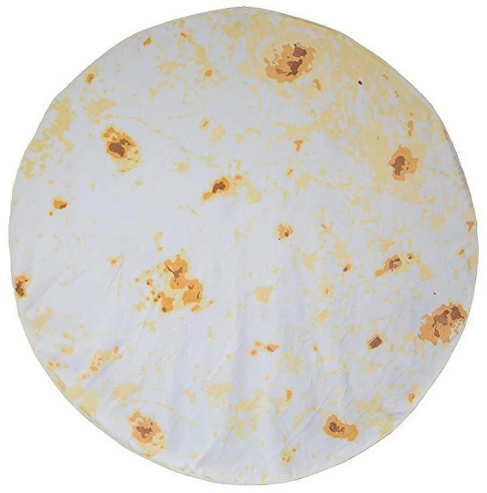 

Mexican pizza Blanket Bath Towel Pie Food Design Cake Blanket Absorbent Microfiber Beach Towel Picnic Blanket
