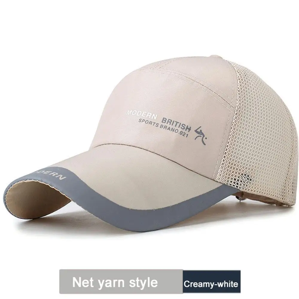 Высококачественные весенние мужские кепки для гольфа, уличная Кепка, спортивные бейсболки, пончо, солнцезащитная Кепка,, распродажа - Цвет: Beige gauze
