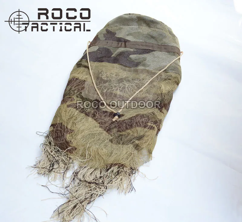 ROCOTACTICAL дышащий снайперский Ghillie капот Камуфляжный головной чехол для Ghillie костюм Москитная сетка капюшон головной убор Ghillie Viper капюшоны