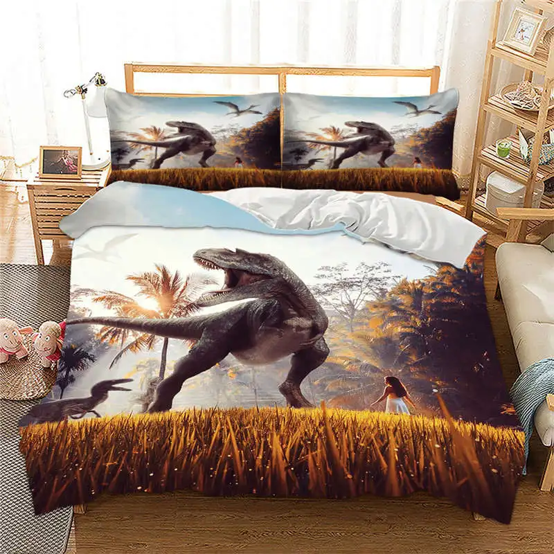 queen size dinosaur bedding set