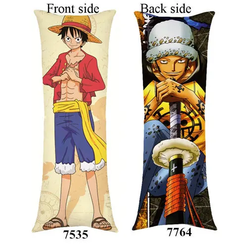 Мультяшный цельный чехол Roronoa Zoro pillowcover Trafalgar Law аниме обнимающий длинный размер наволочка для тела чехол на заказ - Цвет: pillowcase