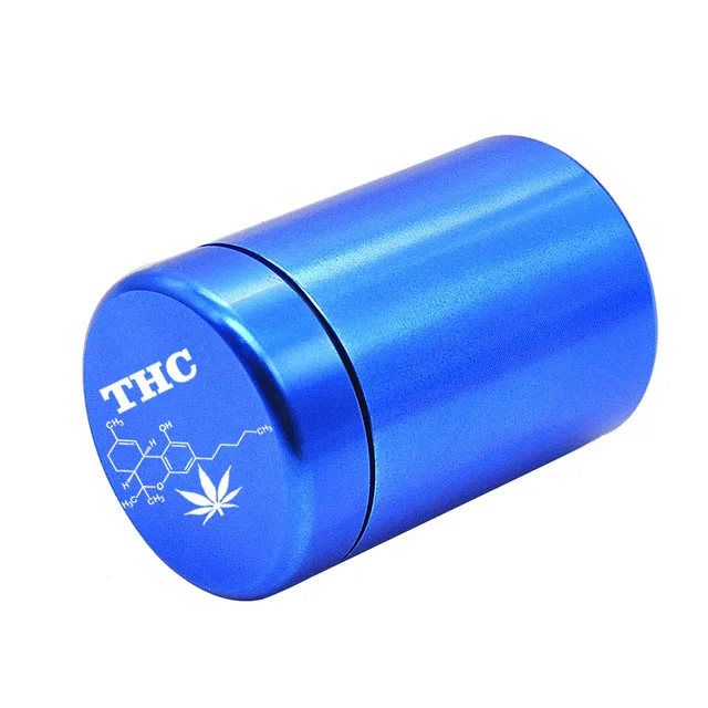 Pill Box Water Proof Airtight Aluminum Drug Case Bottle Holder