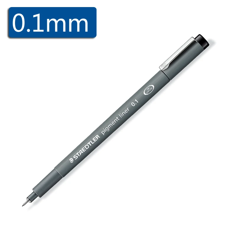 2 шт. Staedtler 308 пигмент ручка-лайнер для рисования Ручка иглы пера гелевая ручка 0,05 0,1 0,2 0,3 0,4 0,5 0,6 0,7 0,8 1,0 1,2 мм - Цвет: 01 2 pcs