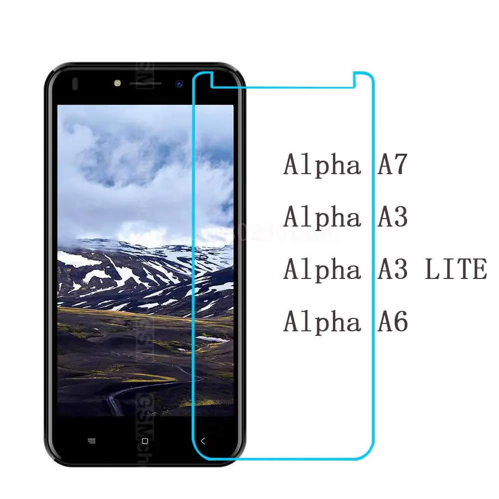 Ультразащитная пленка 9H Premium Взрывозащищенная для телефона HAIER Alpha A7 A3 LITE A6 защита