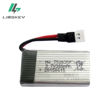 

20 pcs/lot Super quality 3.7V 380mAh Li-ion battery Ha Bosen h107d overflew FY310B Tanco m62R Di Feida F180 752035