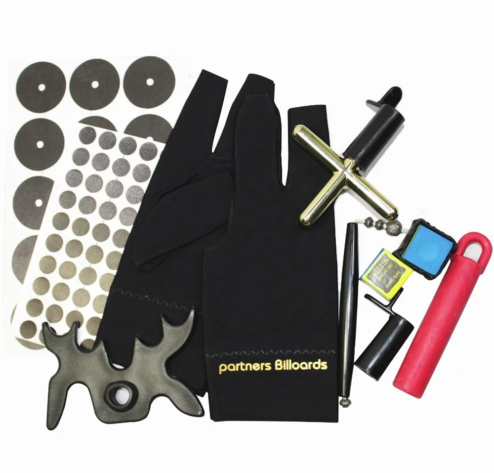 Scott Edward 10Pcs/pack Billiard Set Kit Training Supplies Field