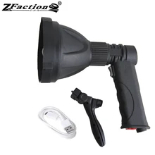 Горячее предложение! Распродажа! Высокомощный 10 Вт светодиодный ручной фонарик USB Перезаряжаемый светодиодный фонарь для охоты портативный фонарь прожектор точечный луч лампа