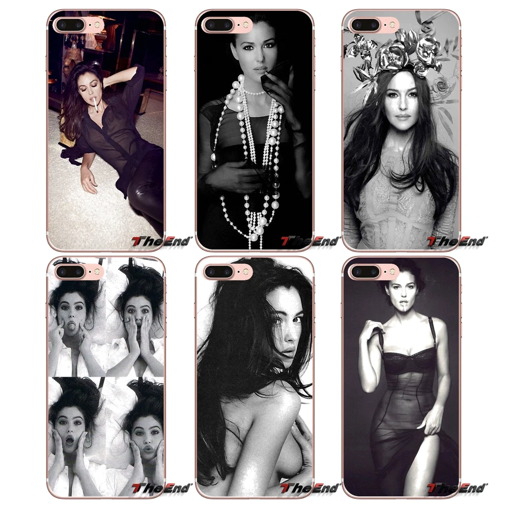 

For Sony Xperia Z Z1 Z2 Z3 Z5 compact M2 M4 M5 E3 T3 XA Aqua LG G4 G5 G3 G2 Mini monica bellucci Sexy Malena Phone Case