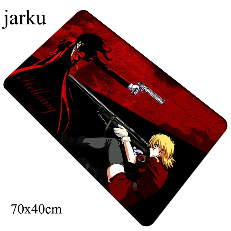 Hellsing коврик для мыши 700x400x3 мм Лидер продаж Коврик для компьютерной мыши геймер геймпад геймер locrkand игровой коврик для мыши Настольный коврик офисная мышь - Цвет: Size 700x400x3mm