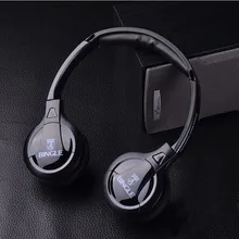 100 High quality Bingle B616 Computer tv earphone Multifunction Wireless Headset Headphone with FM Radio for