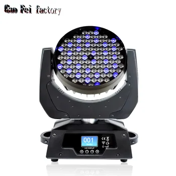 

led dj lights Moving Head wash light RGBW 108*3W DMX 12Channels beam light LED stage lighting