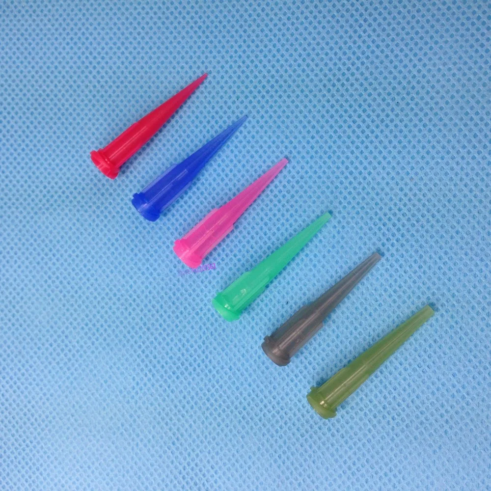 assorted gauges Plastic Conical Fluid Smoothflow Tapered Needle