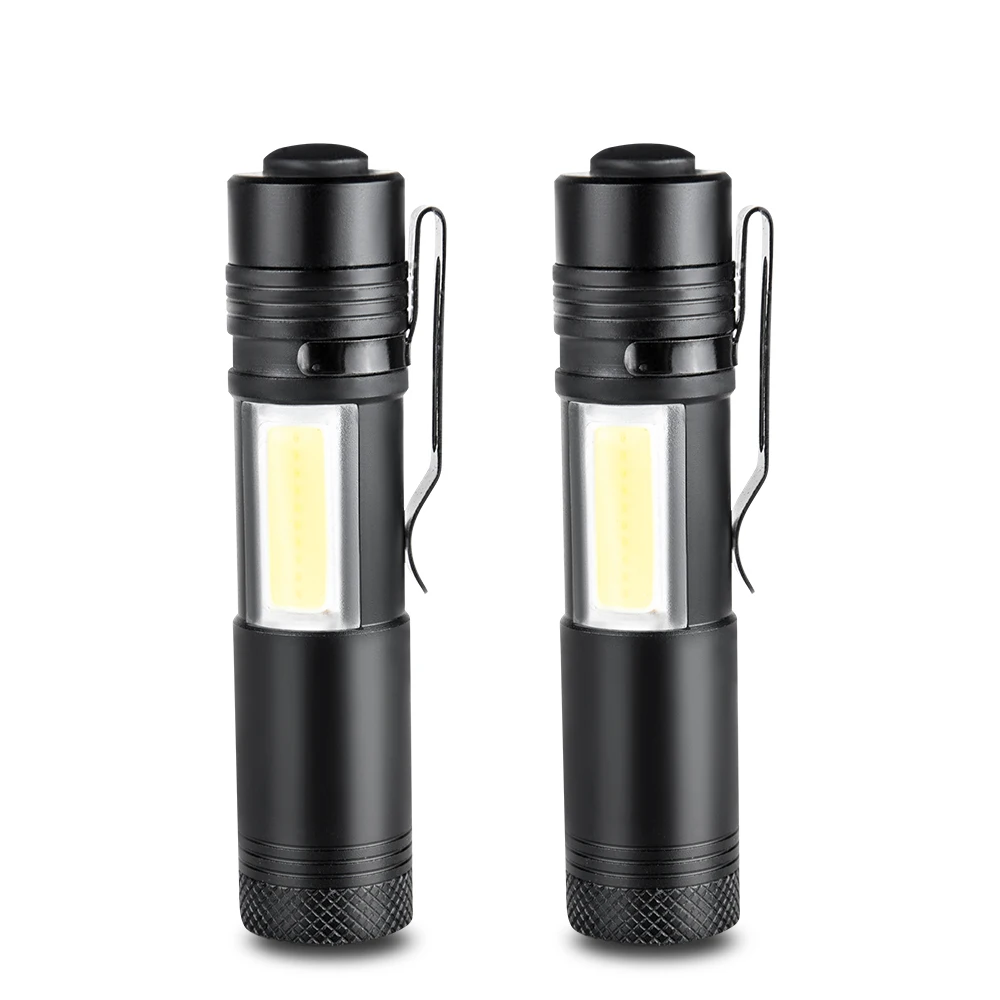 Multifunction IP65 Waterproof Flashlight AA14500  LED Outdoor Camping 4 Modes Portable CREE Chip Powerful Mini Torch Flashlight (2)