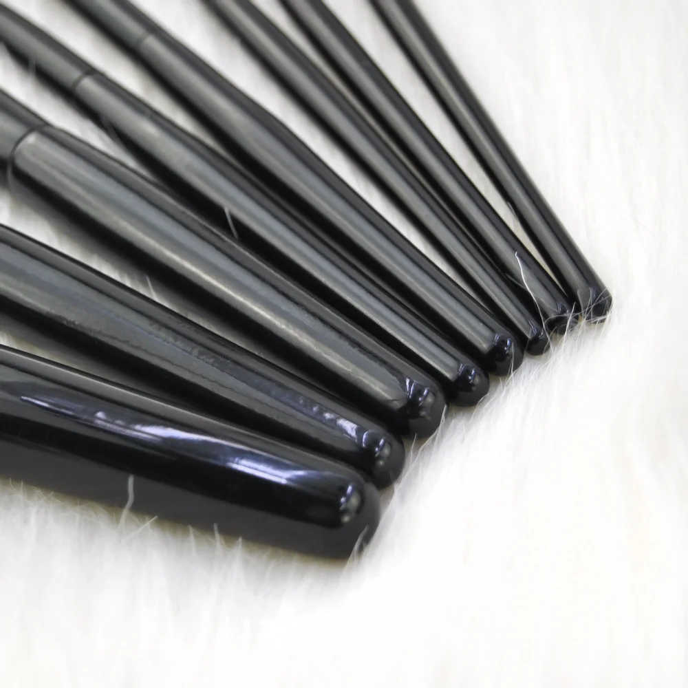 8 шт./компл. черные миниатюрные кисти для макияжа женские косметические инструменты аксессуары кисть для основы