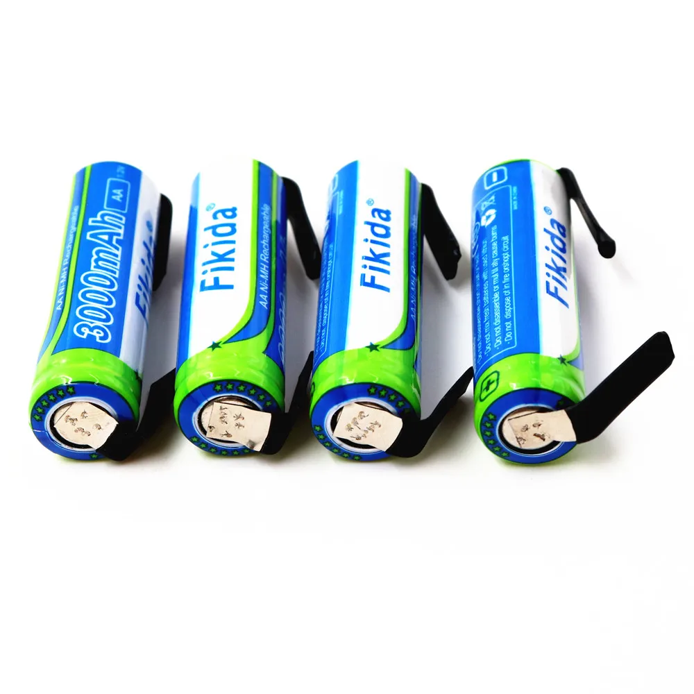 lote 2-10 шт AA 3000mAh 1,2 V Quanlity аккумуляторная батарея Ni-MH 1,2 V аккумуляторная батарея 2A Baterias Bateria