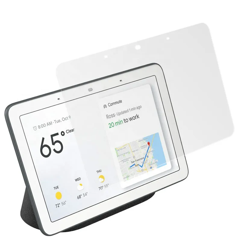 

Tempered Glass For Google Home Hub 7.0 Inch 0.33MM High Clear Screen Protector Film