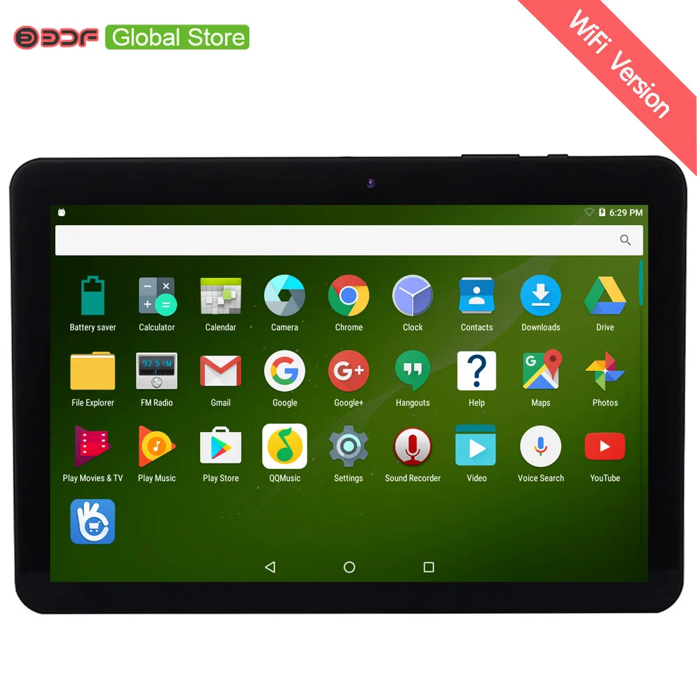 

10.1 Inch 1GB+32GB Android 6.0 Tablet Pc Tablette Quad Core 1GB RAM 32GB ROM 1280*800 IPS LCD Display Mini Computer Pc