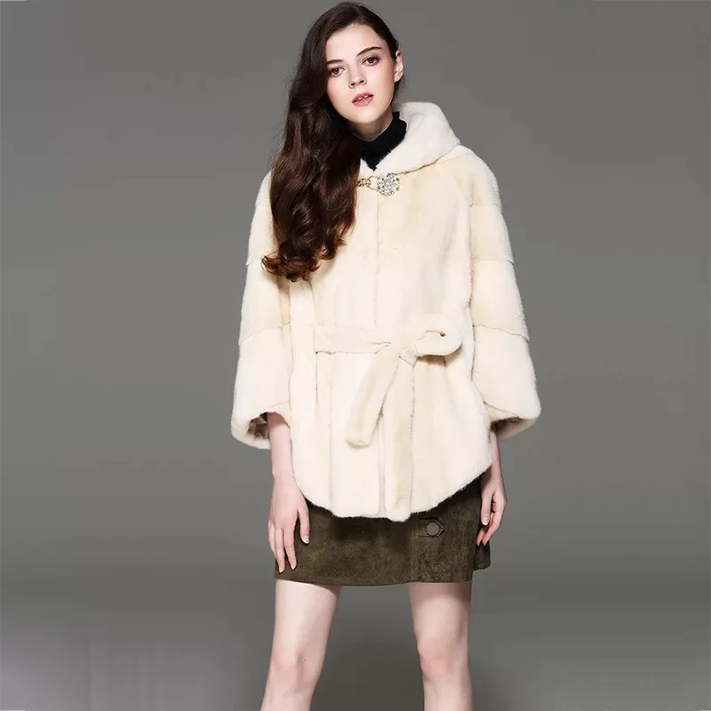 2017 брендовая роскошная женская куртка из натурального меха норки длинный стиль с