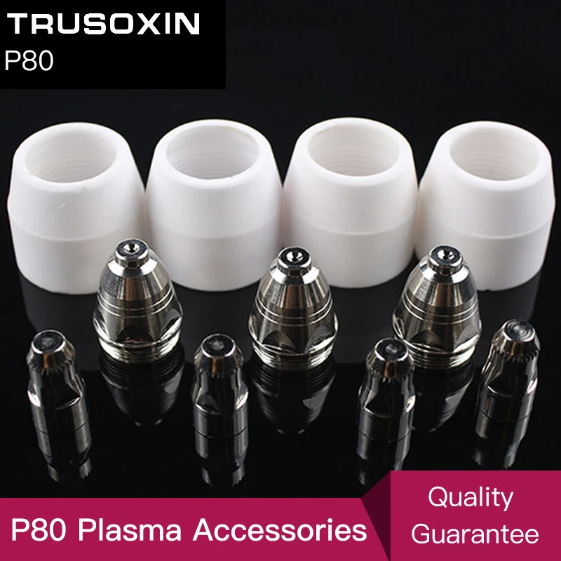 30pcs CUT80 LG80 80A Inverter Plasma Cutter P80 Cutting Machine Gun Consumable or Accessories Shield Porcelain Cup Electrode Tip 30pcs CUT80 LG80 80A Inverter Plasma Cutter P80 Cutting Machine Gun Consumable or Accessories Shield Porcelain Cup Electrode Tip