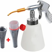 Автомойка высокого давления для обслуживания Tornador портативный внутренний пистолет для глубокой очистки омывателя кабины с щеткой, работающей на воздухе