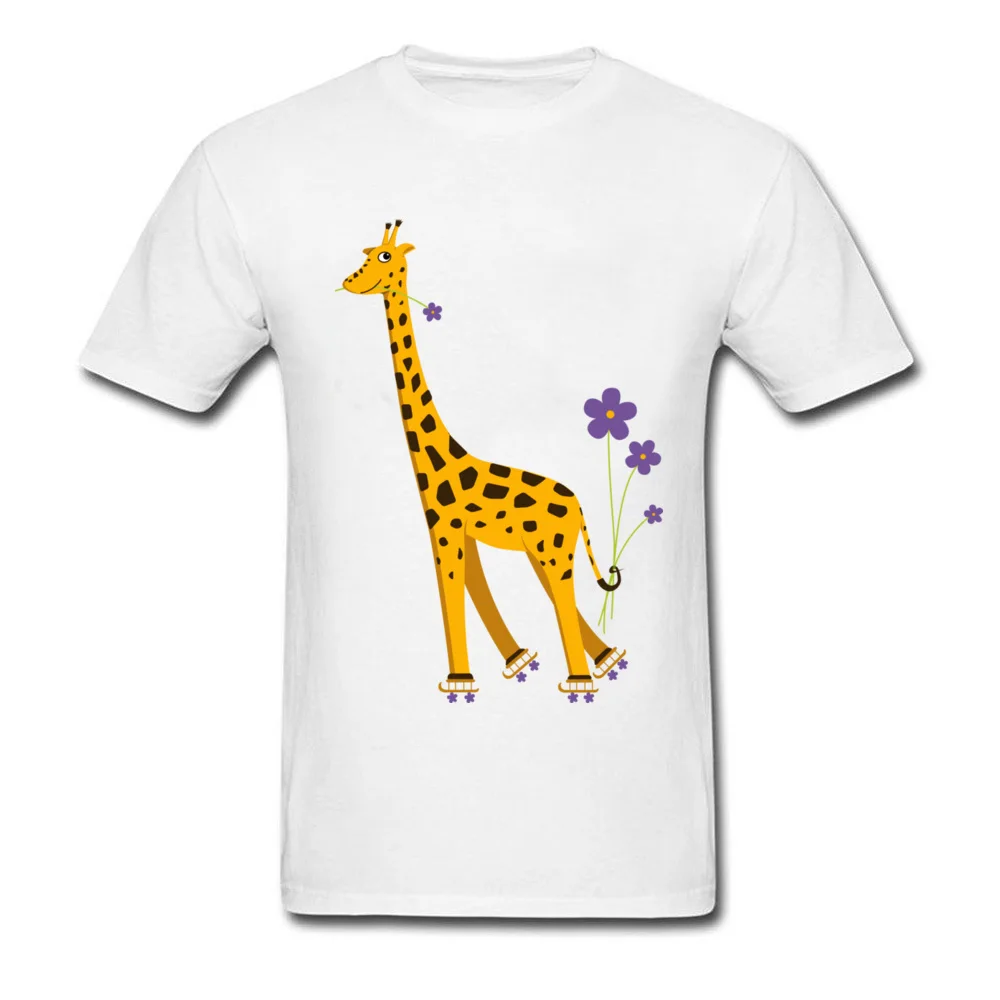 Roller Skating Giraffe_white