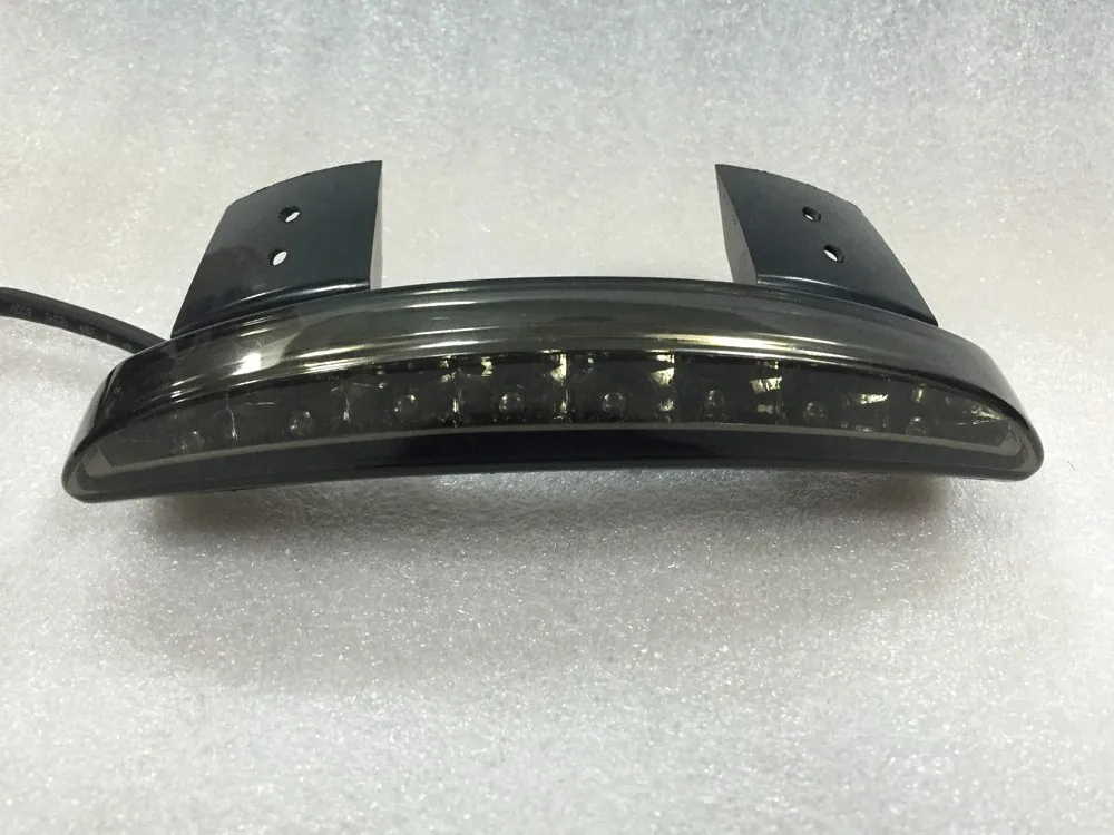 Черный обрезанный край щитка интегрированный светодиодный задний фонарь поворотный сигнальный проблесковый огонь для Harley Iron XL 883 1200 XL1200V Seventy Two