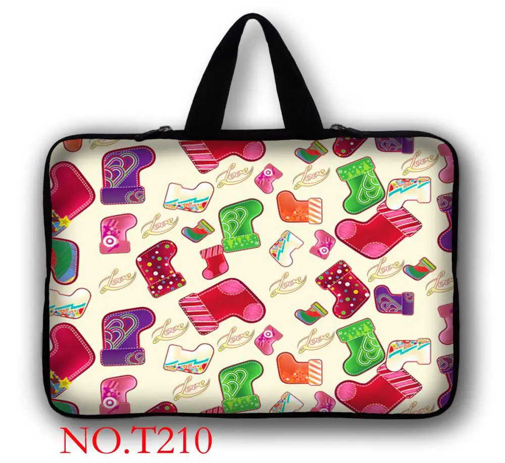 Socks 14" Laptop Neoprene Sleeve Case Soft Carry Bag For Dell Inspiron