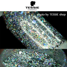 Tessie shop 0,2 г галактика целый чешуйки Волшебная голографическая чешуйки-украшения ногтей радужные хлопья хром порошок