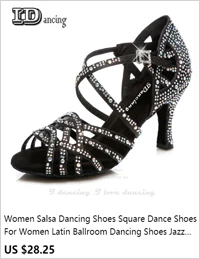 dança sapatos de salão meninas preto bronze salto alto jusedanc