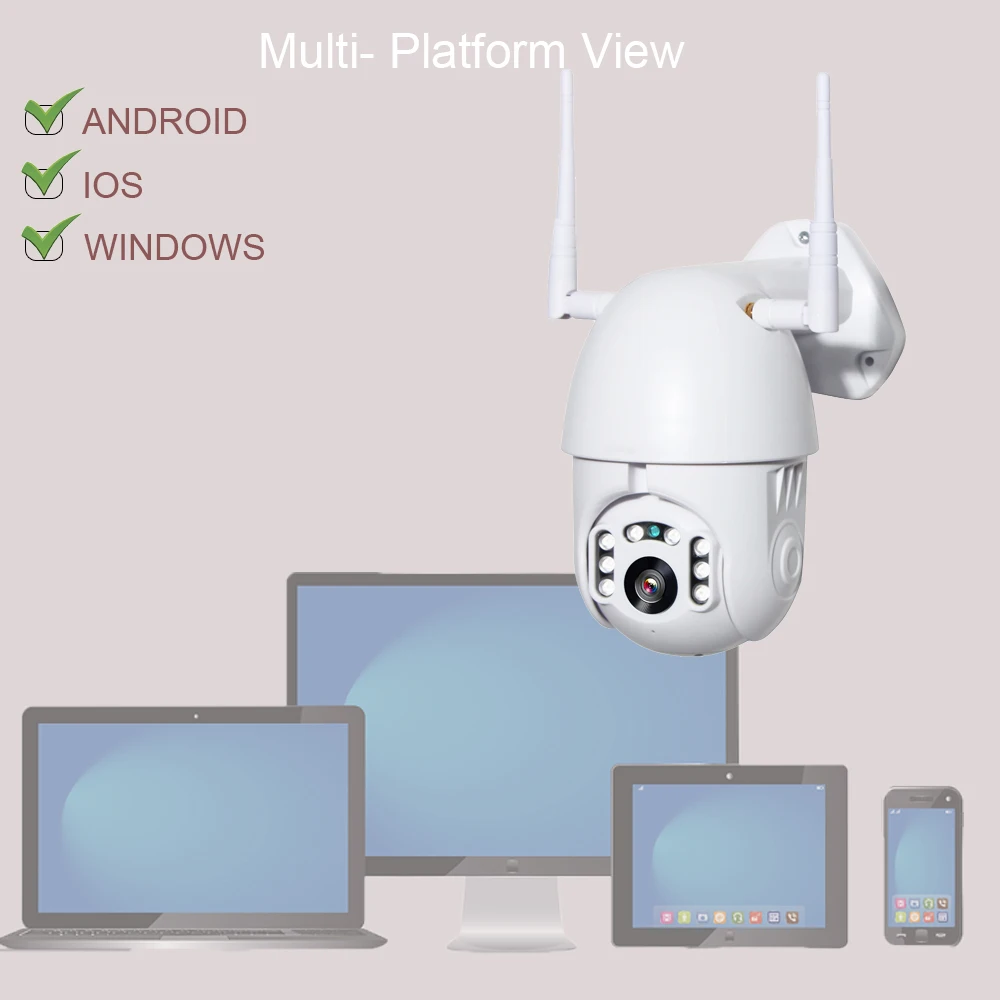 IP wifi камера беспроводная 2MP 1080P наружная PTZ скоростная купольная CCTV IR Onvif камера P2P безопасности наблюдения водонепроницаемая