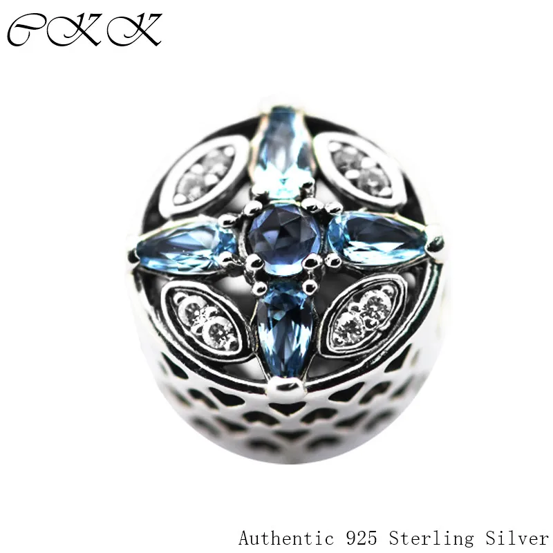 

Authentic 925 Sterling Silver Patterns of Frost Beads With Multi-Colored Crystal & Clear CZ Fit Bracelets DIY Fine Jewelry YL470