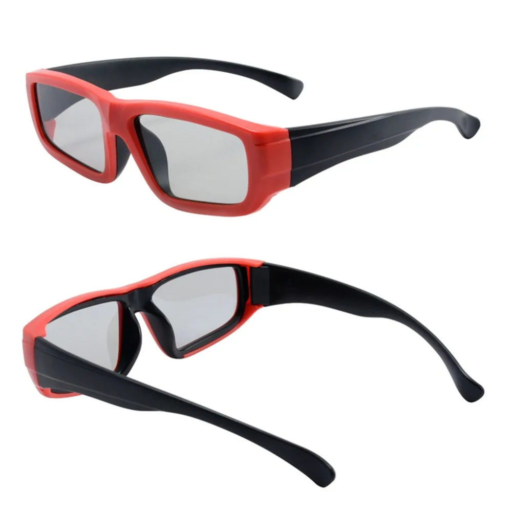 2 шт. поляризованные Детские линейные 3D очки для детей, светильник, пластиковые пассивные Imax 3D очки для видео кинотеатров