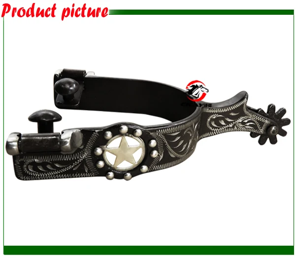 

Free shipping Antique western spur,horse spur.Hand engraved ,horse riding equipment.(SP5123)
