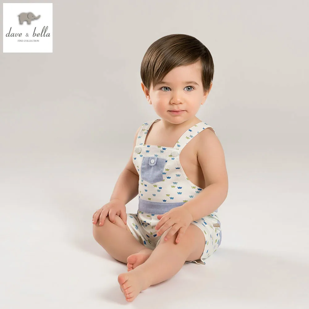 Buy DB5100 dave bella summer toddle overalls baby