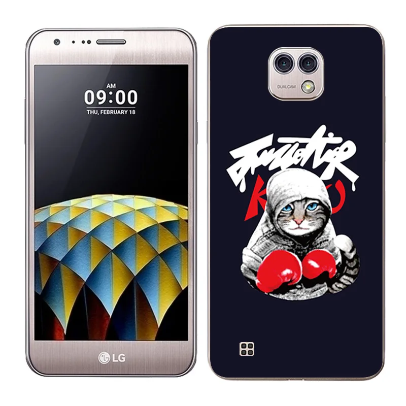 Чехлы для LG X Cam K580 силиконовые чехлы прозрачные из ТПУ с резиновой окраской K580DS