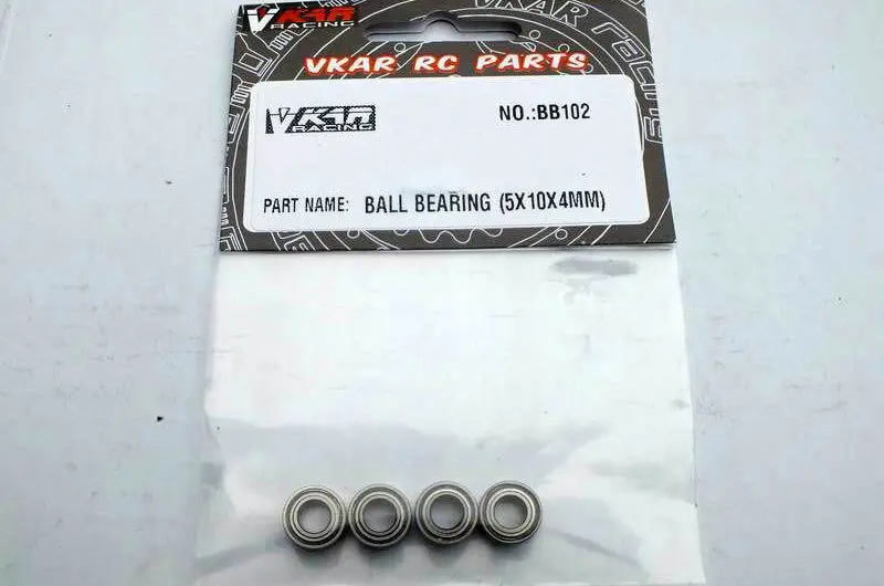 

Vkar Bison RC CAR PARTS BALL BEARING*4 (5X10X4MM) BB102