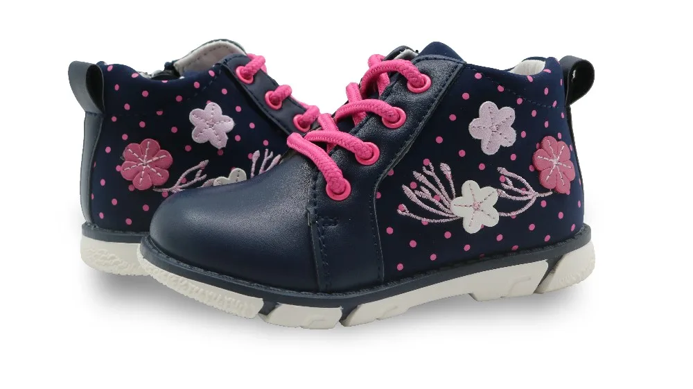 Apakowa/сезон осень-зима; Модные Ботинки martin для маленьких девочек; Детские ботильоны; обувь из искусственной кожи для девочек; детские ботинки