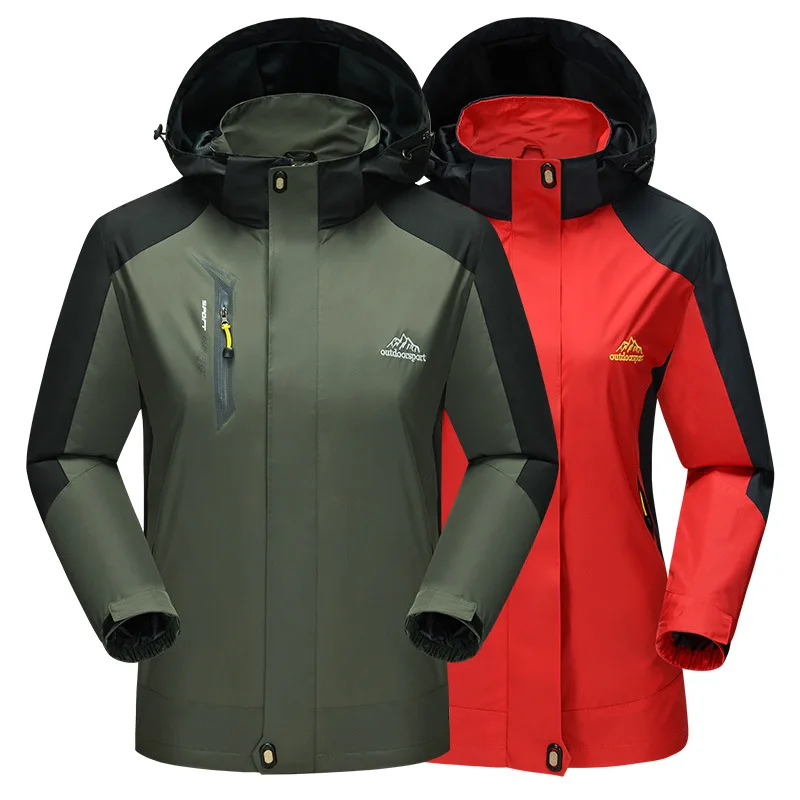 5XL Men Women Spring Breathable Softshell Jackets Outdoor Sports