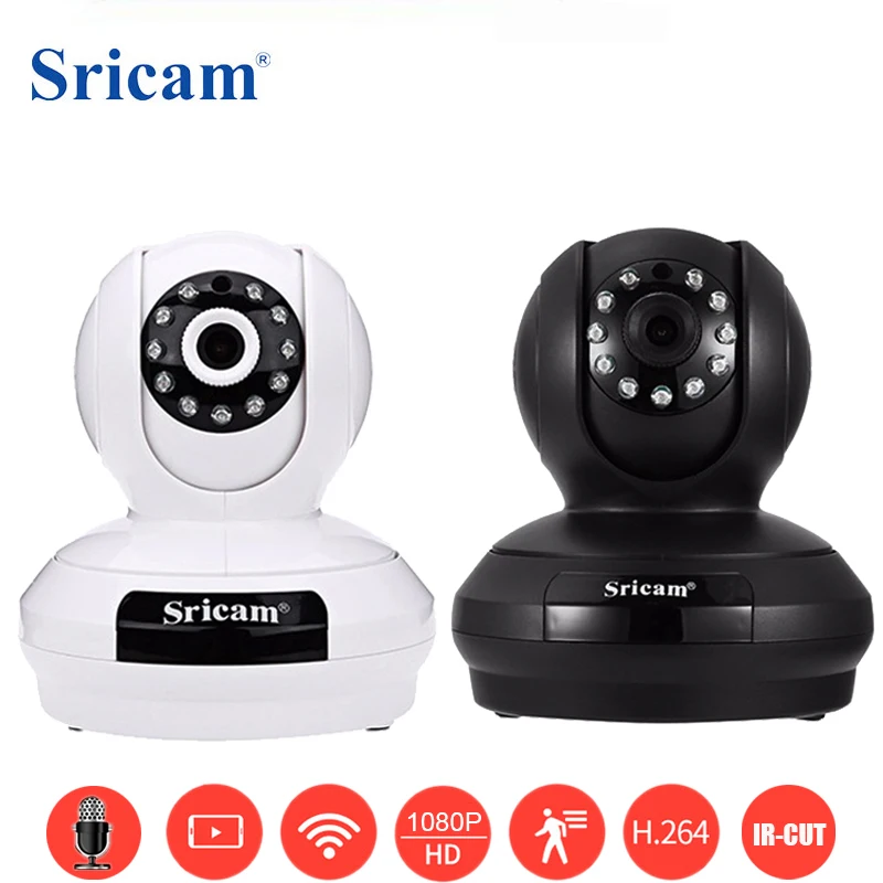Sricam SP019 FHD 1080P Surveillance IP Cameras Wifi Wireless Baby Monitor Night Vision Support 128G TF Card Home IP Security Cam Sricam SP019 FHD 1080P Surveillance IP Cameras Wifi Wireless Baby Monitor Night Vision Support 128G TF Card Home IP Security Cam