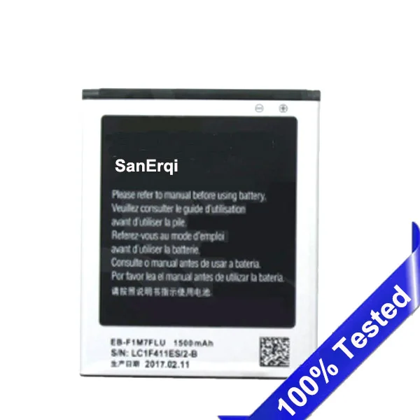 Для Samsung Galaxy S3 Mini i8190 аккумулятор EB F1M7FLU 1500 мАч высококачественные батареи