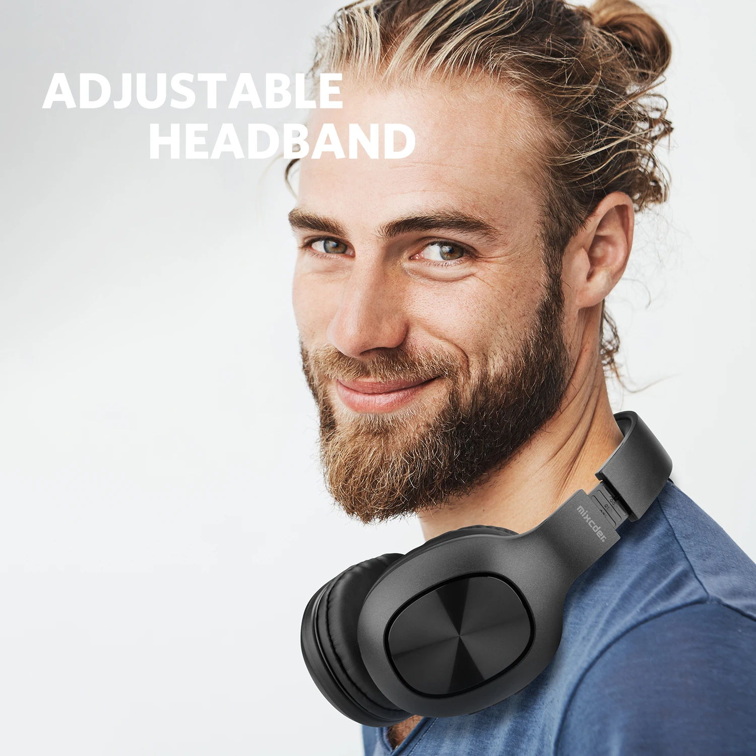 Mixcder HD901 Bluetooth наушники беспроводные с микрофоном TF карта складная гарнитура