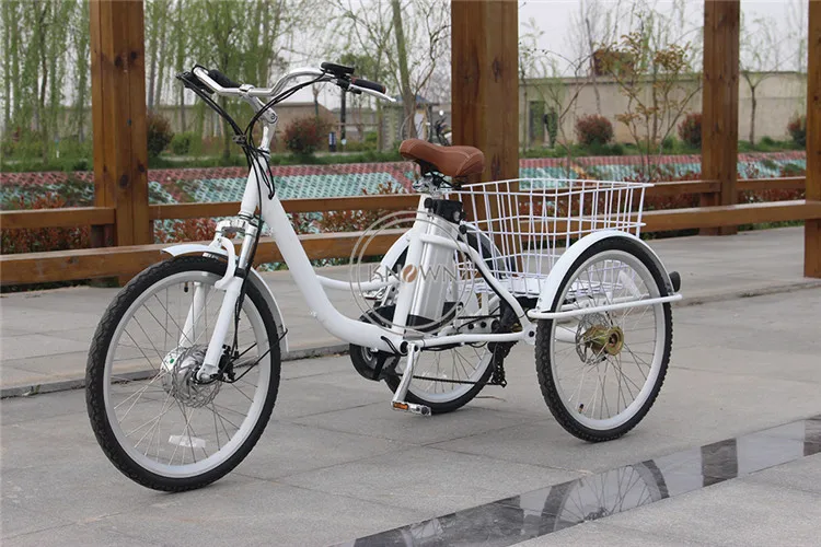 250 Вт электродвигатель и педаль 6 скоростей взрослый трицикл велосипед во Франции
