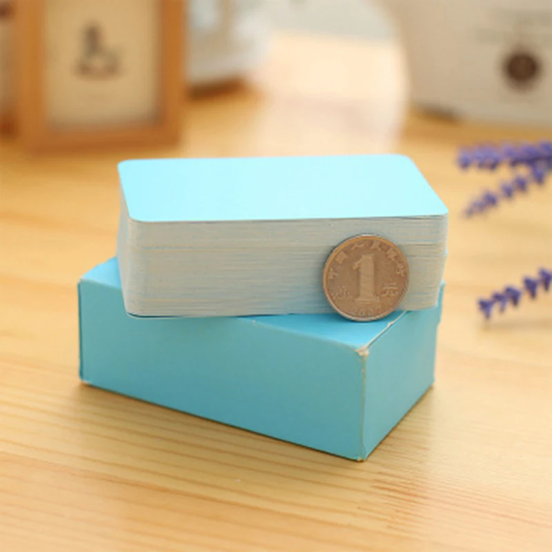  90pcs/pack Double-sided Blank Kraft Paper greeting Cards Word Card Message Card DIY Gift Card Party - 33050598861