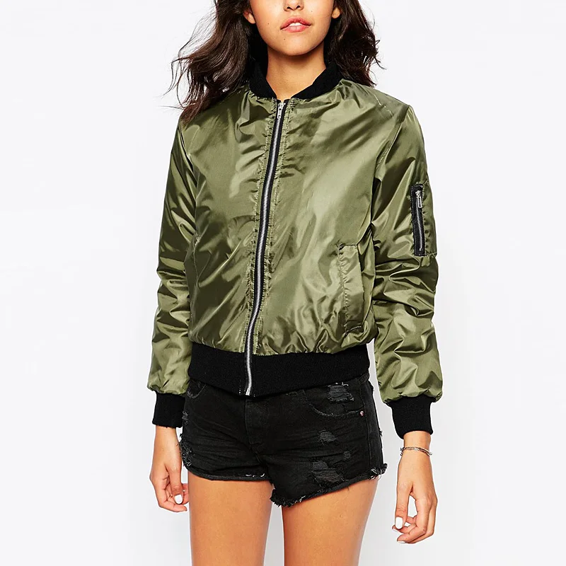 Aliexpress.com : Buy 2016 Autumn Winter Bomber Jacket Women Aliexpress.com : Buy 2016 Autumn Winter Bomber Jacket Women Aviator Jacket Army Green Baseball Jackets Chaquetas Mujer Jaqueta Feminina Coat Women from ... - Aliexpress.com : Buy 2016 Autumn Winter Bomber Jacket Women
