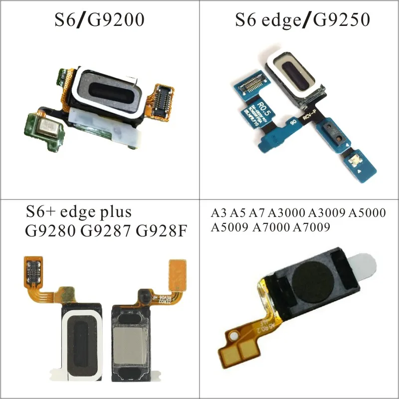 For Samsung Galaxy S6+edge plus G9280 G9287 G928F G9200 G9250 Earpiece Ear Speaker Flex Cable Ribbon Receiver Earphones | Мобильные