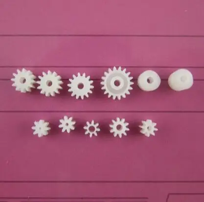 

11 pcs/lot plastic gear spindle gear and gear on worm Motor Gear for DIY model