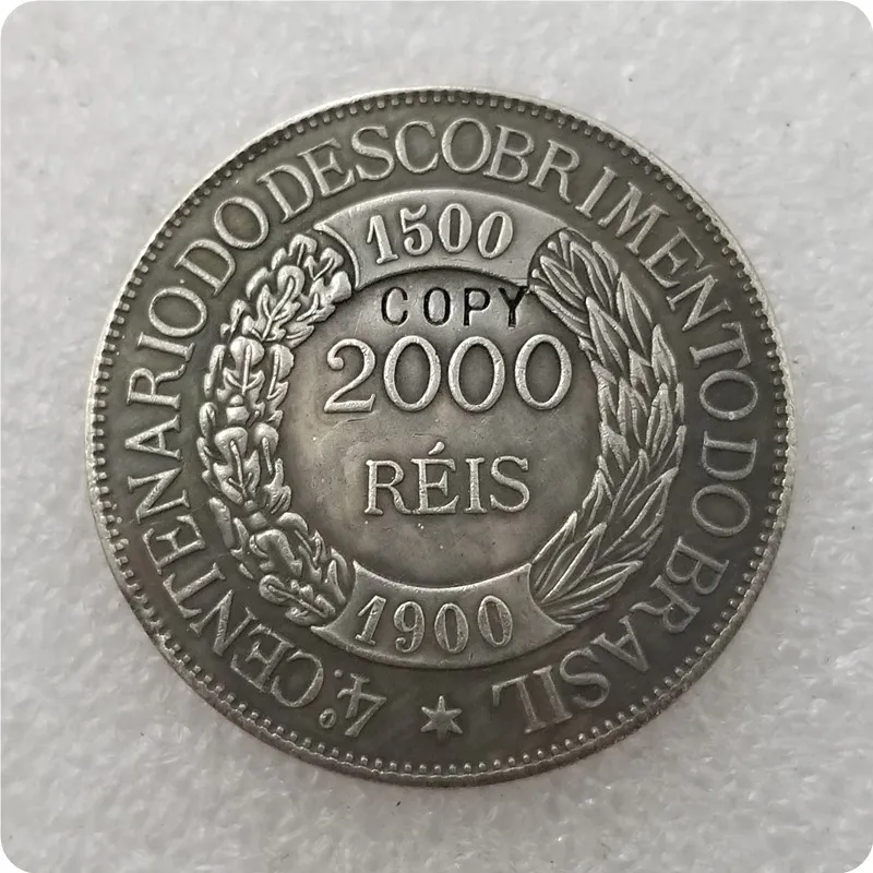 1900 Brazil 2000 Reis coins COPY commemorative coins-replica coins medal coins collectibles